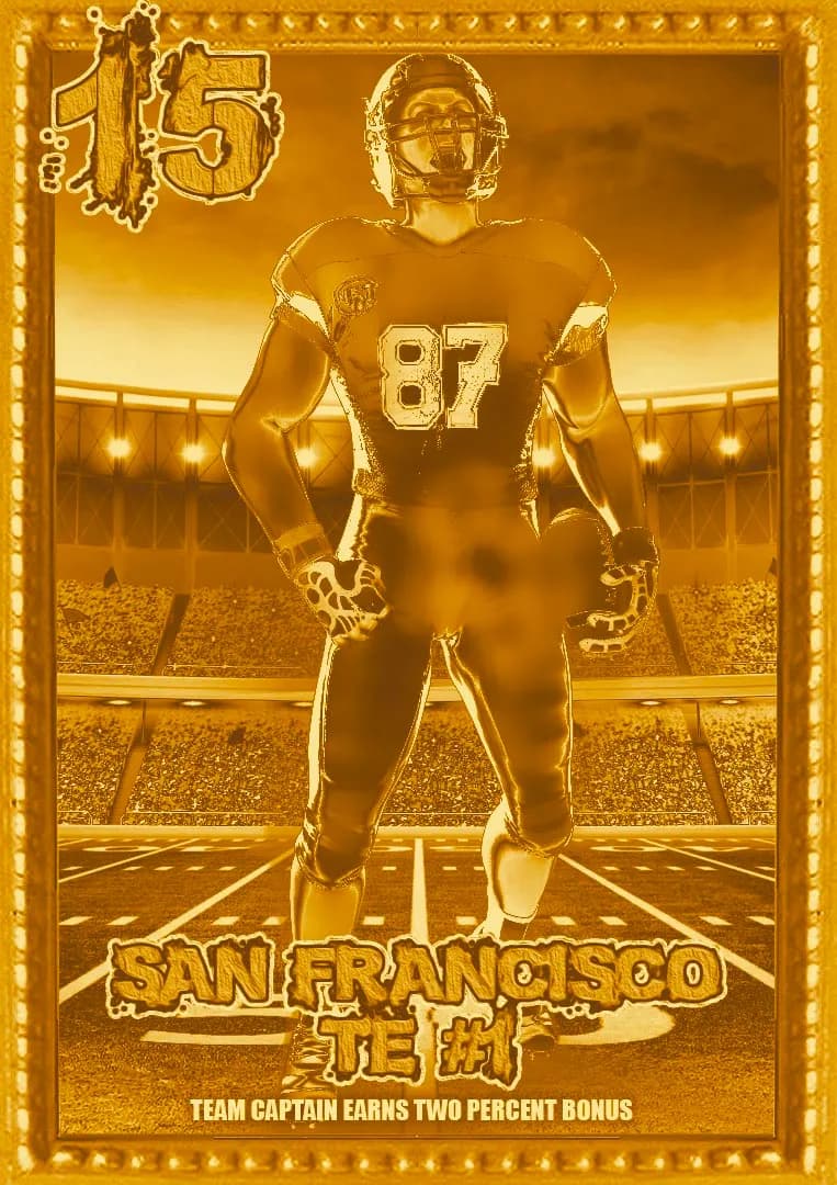 Player Number 15 GOLD