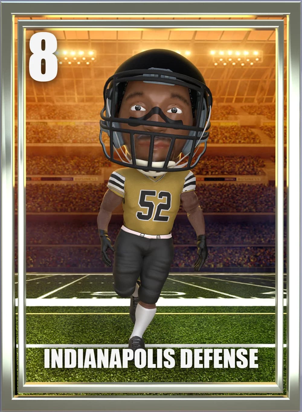 Picture of NFTdraft's season 3 NFT card for the Indianapolis defense